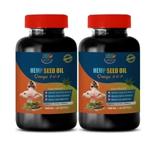 omega fatty acid supplement - HEMP SEED OIL ORGANIC 1400mg 2B - hemp heart seeds