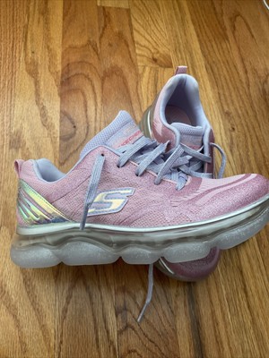 skechers air cooled memory foam purple