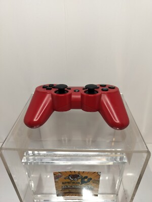 Sony CECHZC2U A1 Red Wireless DualShock3 PS3 Six Axis Controller Untested