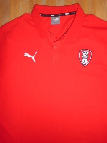 ROTHERHAM UNITED FC PUMA FOOTBALL POLO SHIRT L - LARGE ADULTS / MENS *PERFECT* - Picture 3 of 14