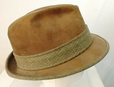 Chapeau Fedora Vintage Knox Avec Plume - Taille Homme 7 1/8, Occasion En Bon état