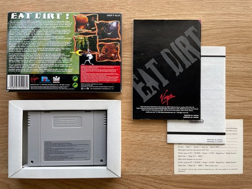 Earthworm Jim - Super Nintendo SNES PAL Complete - Boxed and Manual CIB Nr. Mint - Picture 2 of 7