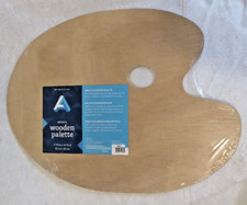 NIOP Art Alternatives Artist Palette 11.75" X 15.75" Wooden w/Thumb Hole 6253