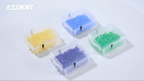 Dental Plastic Wedges Concave Design Arc Diastema Wedge/Matrix Bands Inch 0.04mm - Video 1 of 1