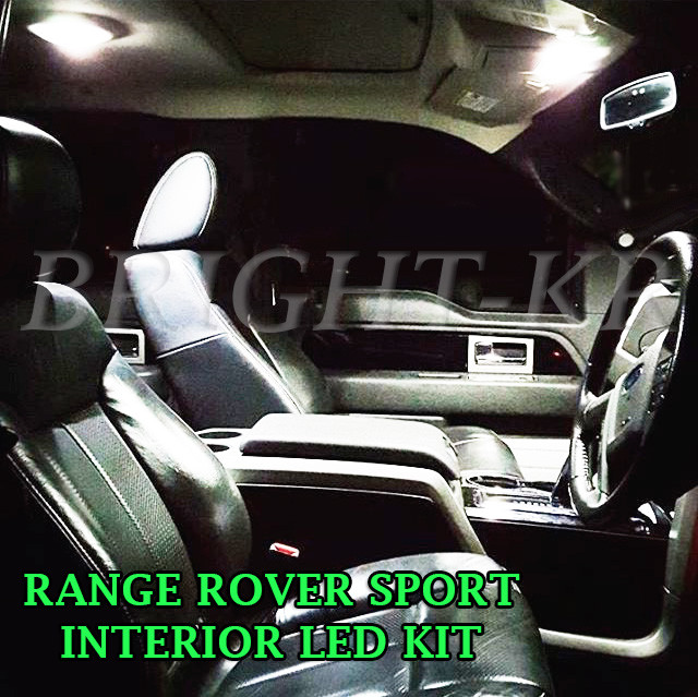 FOR RANGE ROVER SPORT L320 2005-2013 ICE WHITE FULL LED LIGHT BULBS ...