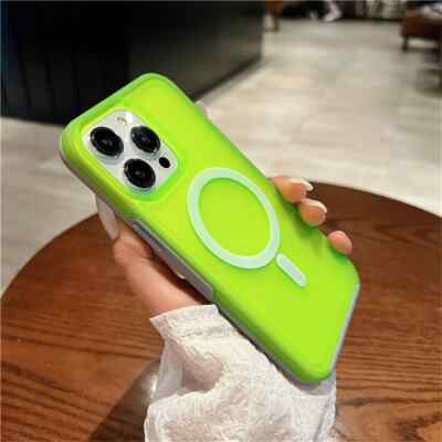 Magnetic Mag safe Wireless Charging Case Cover For iPhone 16 Pro Max 15 14 13 12