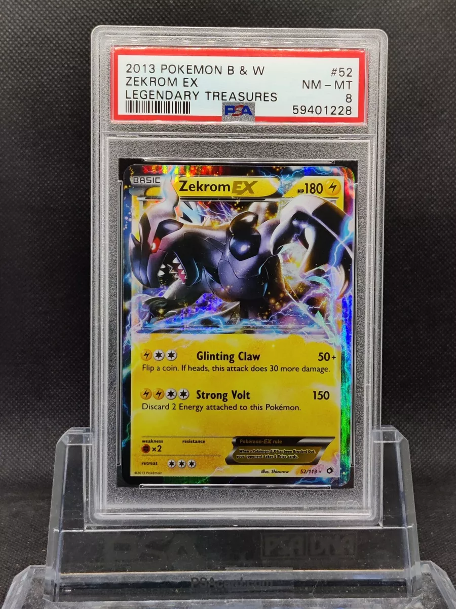 Pokémon TCG Zekrom ex Legendary Treasures 52/113 Holo Holo Rare EX