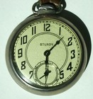 STURDY BRAND POCKET WATCH  - NOT RUNNING, MISSING BACK / PARTS or REPAIR — photo 2