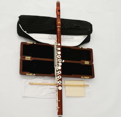 Grenadilla Rose Wooden C# Trill Flute B Foot European Headjoint NEW