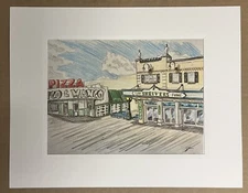 Ocean City NJ Boardwalk Print 8x10 Manco Shriver Matted