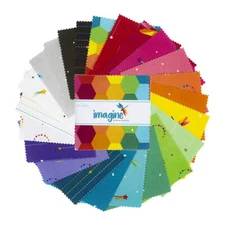 Charm Pack 5" Stacker 42pc Riley Blake "Imagine" by Kristy Lea of Quiet Play