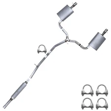Stainless Steel Exhaust System Kit  fits: 2011-2016 Ford Explorer 3.5L