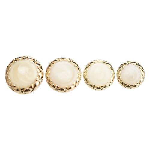 5pcs Swirl Pattern Button, Elegant Metal Decorative Button for Coats Crafts Diy - Picture 3 of 6