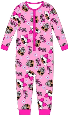 Lol Surprise Schlafanzug Mädchen Pyjama Overall Disney Gr 98 104 110 116 122 128