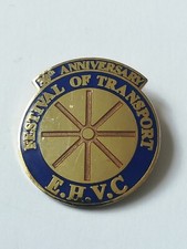 Eastbourne Historic Vehicle Club 30th Anniversary Festival Of Transport Badge.