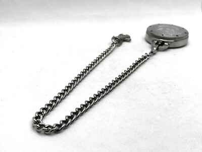 Rare! ZIPPO Limited Edition Chain Pocket Watch Black Dial