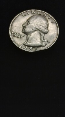 1981 P Double Die Quarter With Clipped Planchet And Filled Mint