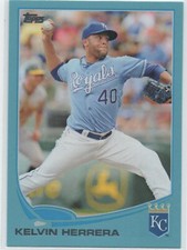 2013 Topps Update WALMART BLUE #US77 Kelvin Herrera KANSAS CITY ROYALS 10