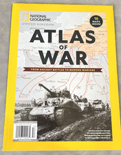National Geographic - Atlas of War - Ancient to Modern - 16 map -  no ads -  NEW
