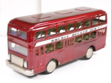 Tin Litho Autobus A Imperial Double Decker Friction Powered Bus MF 185