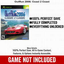OutRun 2006 Coast 2 Coast 100 Unlocked All Items Xbox USB Save File
