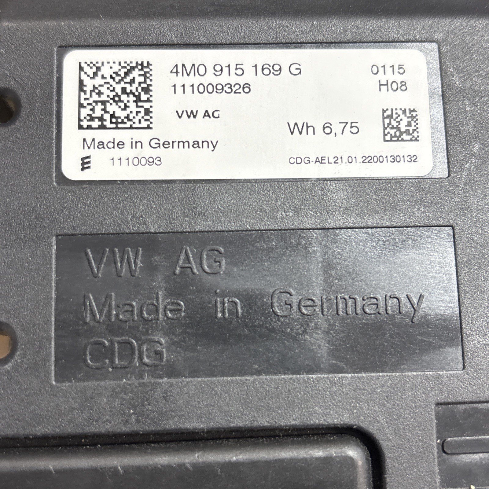OEM Lamborghini Urus 48V Battery Power Cell Energy Storage Capacitor 4M0915169F