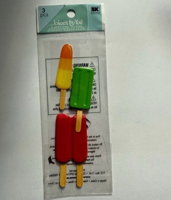 Jolees Boutique Colorido Tema Playa Pegatinas Dimensionales Set de 6 ¡NUEVO! Foto 4 de 4