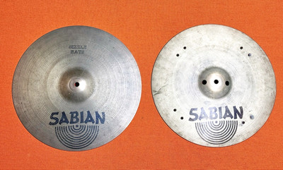 Rare Vintage Sabian AA Serie 14  Sizzle Hihats