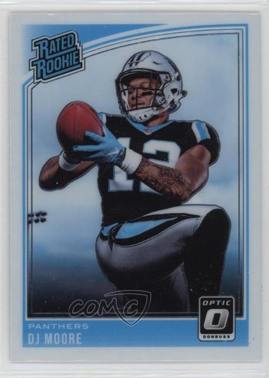 2018 Donruss Optic Rated Rookie DJ Moore #166 Rookie RC m5e