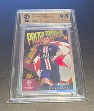 2019-20 Topps Finest Finest UEFA CL Soccer Prized Footballers Kylian Mbappe 