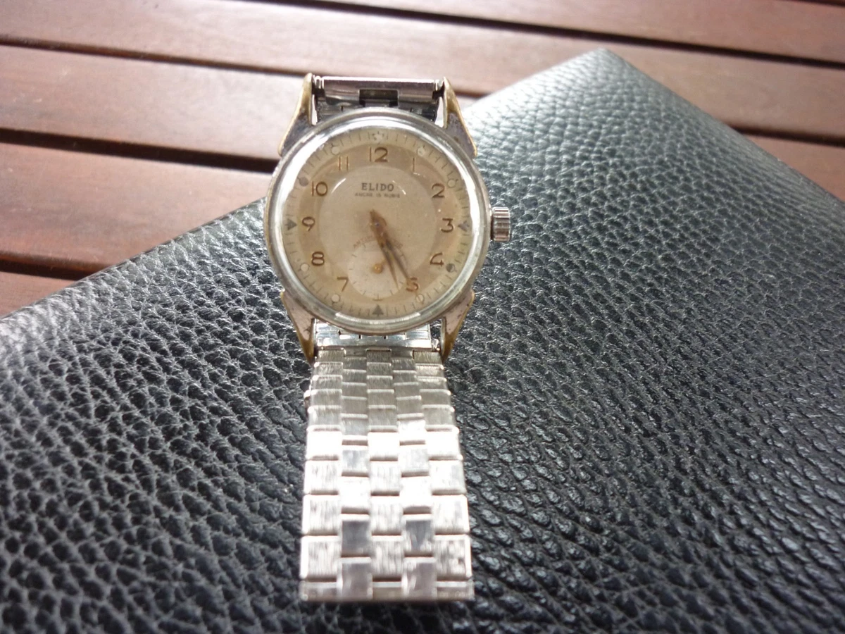 Montre Mécanique Vintage JUPITER - 15 Rubis, étanche, Aiguilles - À Réviser (Occasion)
