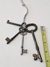 Lot Of Four Vintage Antique Skeleton Keys