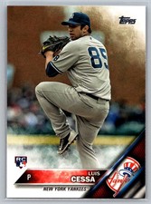 Luis Cessa 2016 Topps Update New York Yankees US18 RC