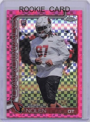 2025 Topps Chrome - Rookies Walter Nolen #365 Hot Pink X-Fractor (RC)