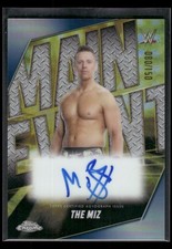 2025 Topps Chrome WWE The Miz #MEA-MIZ Main Event Auto Blue Refractor /150