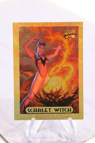 Lotto 6 Card Chase Set Inserto Holofoil Oro Marvel Masterpieces 1994 Jumbo Target - Foto 10 di 23