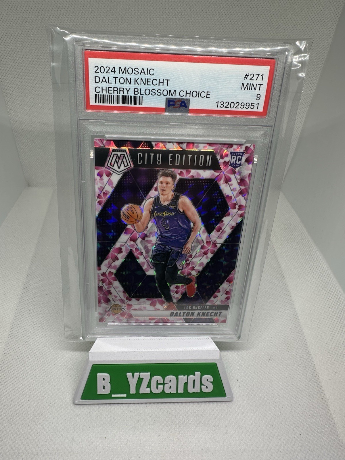 2024-25 Panini Mosaic Dalton Knecht #271 Choice Cherry Blossom RC Rookie /20