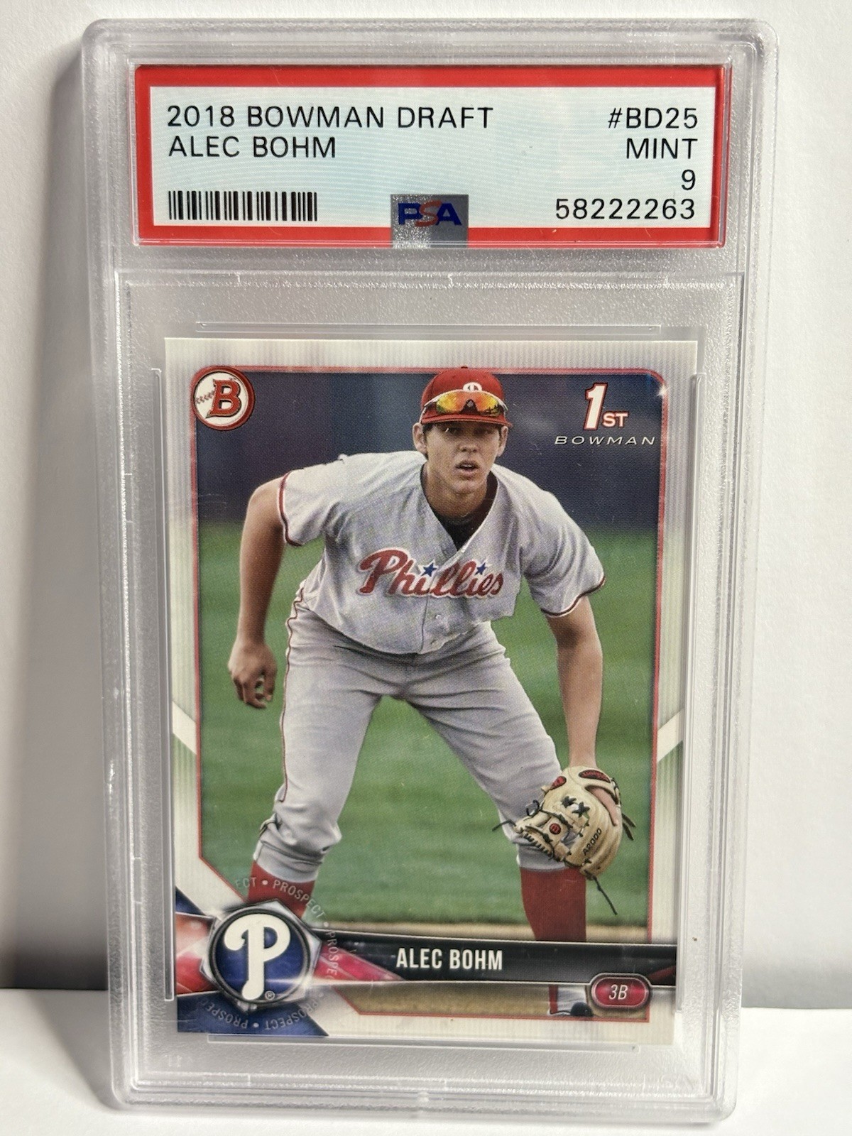 2018 Bowman Draft Alec Bohm BD -25