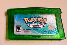 Pokemon Emerald Version Nintendo GBA Authentic Tested New RTC Battery