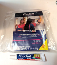 36-TUBES Fixodent Ultra Klej do protez Krem Rozmiar podróżny, próbka .35 uncji