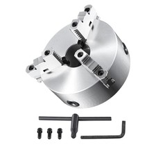 Uimoso 10'' 3-Jaw Self-Centering Lathe Chuck for Grinding and Drilling