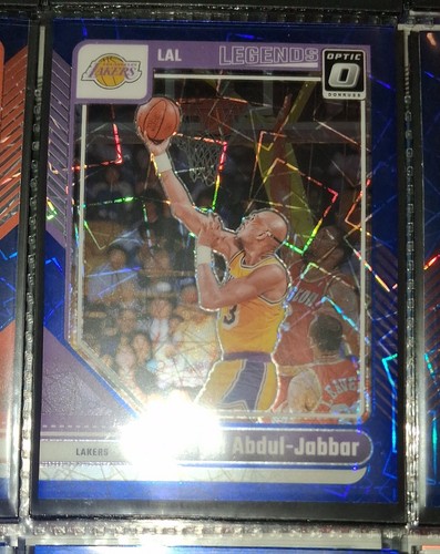 2024-25 Panini Donruss Optic  Legends Kareem Abdul-Jabbar#228 BlueVelocity Prizm