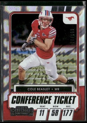 2021 Panini Contenders Draft Picks Conference Ticket /199 Cole Beasley #94