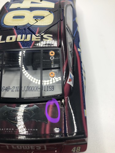 Jimmie Johnson #48 Lowe's Superman vs. Batman 2016 SS Action 1:24 1 of 4848 - Picture 9 of 18