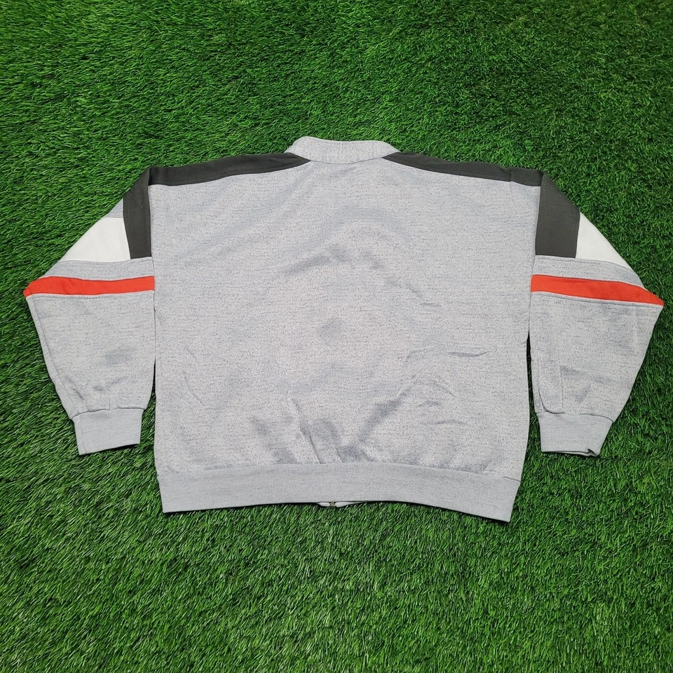 Jaqueta Masculina Vintage Anos 80 Trader Bay Color Block Boxy Fit Cropped Track Grande - Imagem 4 de 4