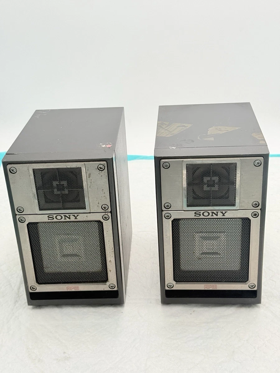 Sony APM Vintage 8 Inch Speakers, Square AS IS - Untested | eBay
