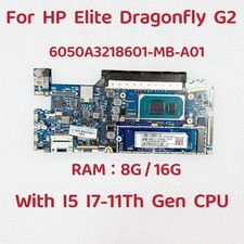 6050A3218601 For HP Elite Dragonfly G2 Motherboard I5 I7-11TH 8G 16G M42287-601