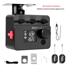 Wireless Bluetooth Meat Thermometer PID BBQ Fan Controller Temperature Control P