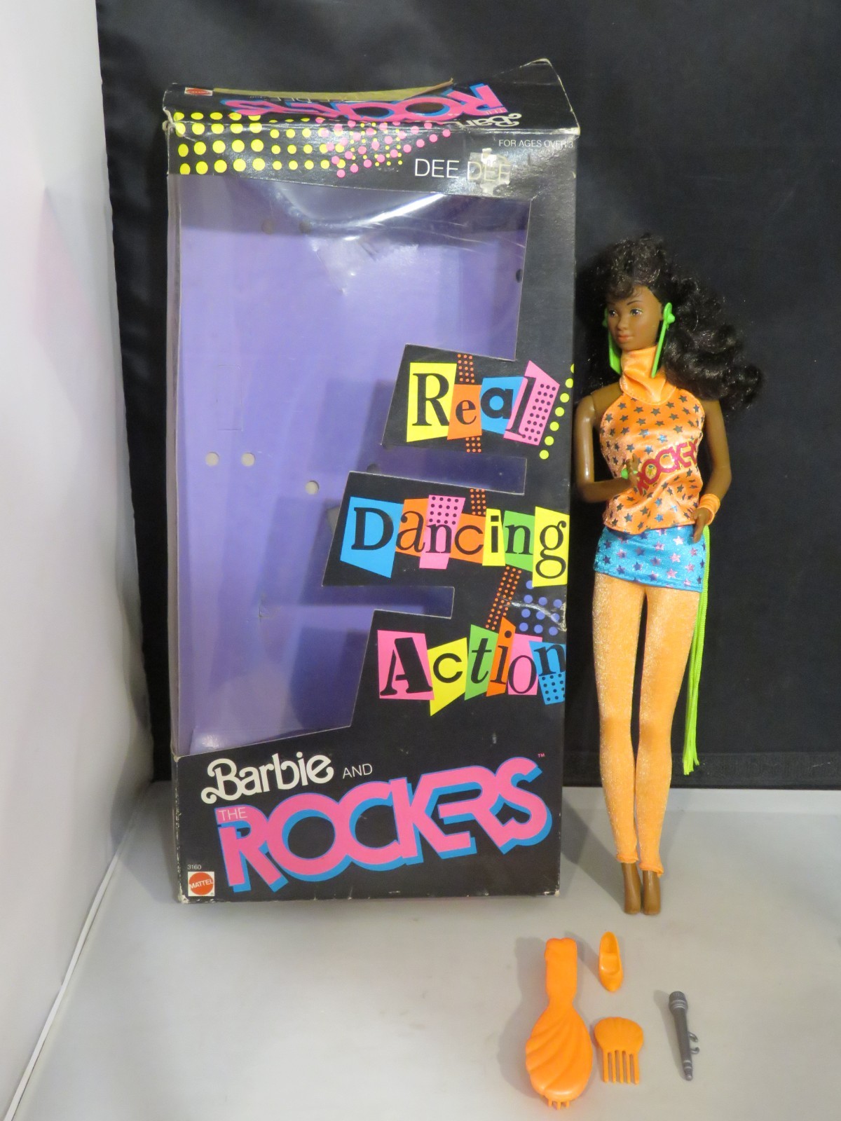 Mattel 1985 Barbie and The Rockers Doll Dee Dee **READ**