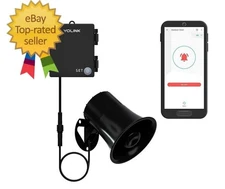 Outdoor Security Siren & Smart Alarm Controller Kit - Loud 110 dB, Wireless, Bat